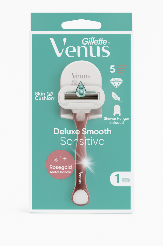 Venus Deluxe RoseGold 1 Жіночий станок для гоління