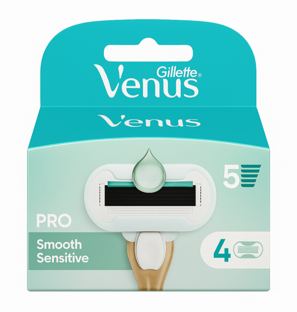 Venus 5 Pro Deluxe Smooth Sensitive Aloe (4шт)