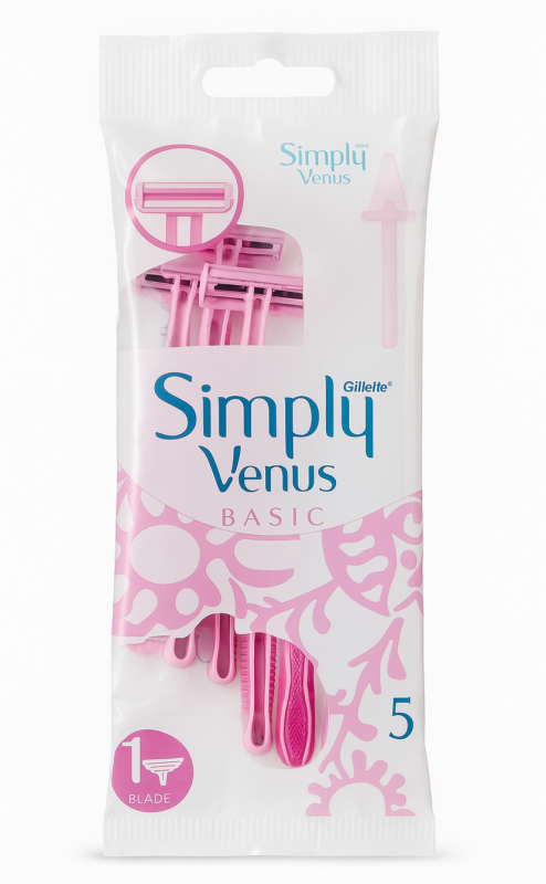 Venus Simply 2 Basic Одноразові станки для гоління (5 шт)