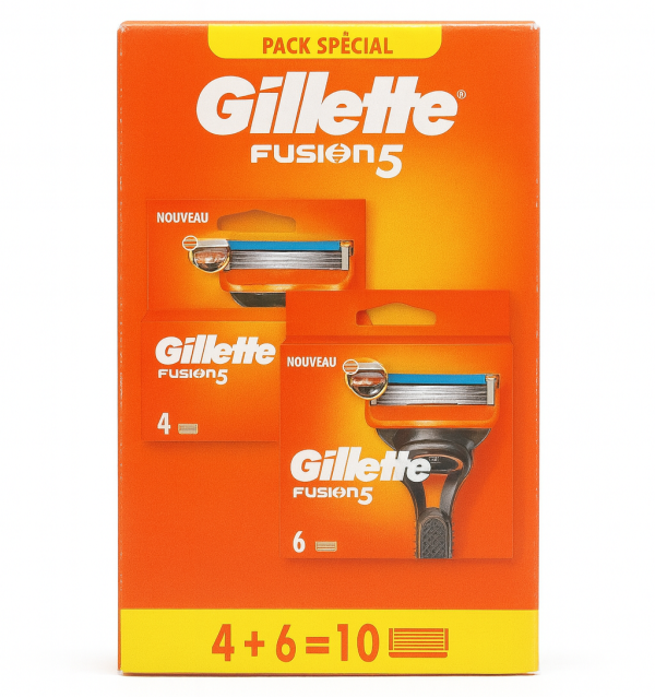 Gillette Fusion 5 (Box 4+6 шт) New Pack