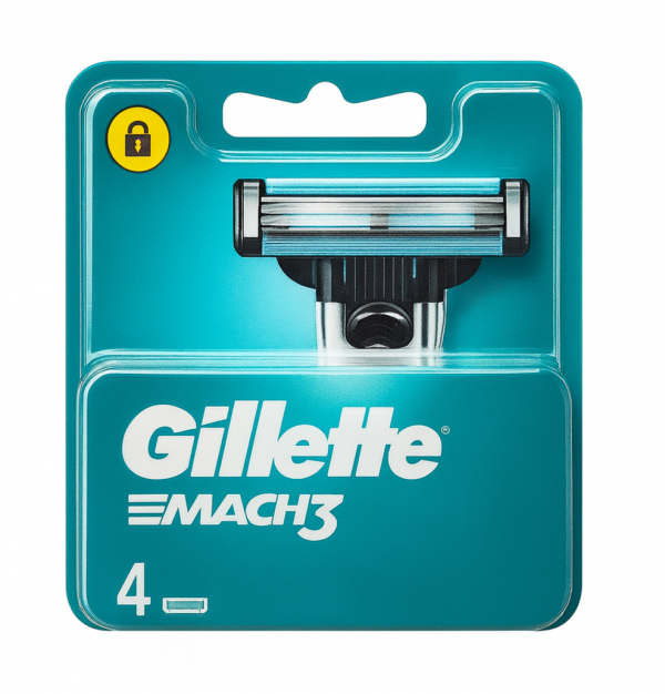 Gillette Mach3 (4 шт) Пластик