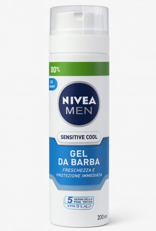 Nivea Гель для гоління Sensitive Cool 200мл
