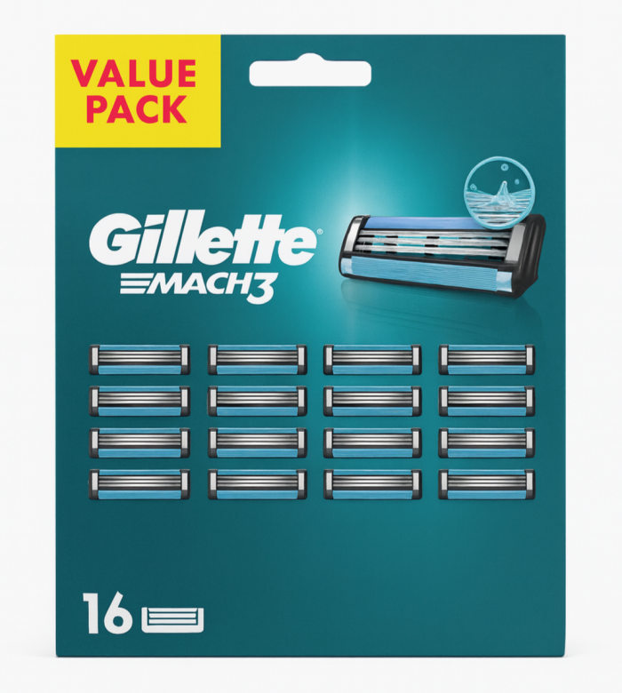 Gillette Mach3 (16 шт) New Pack Планшет