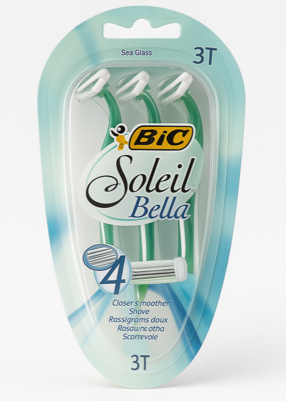 Bic Soleil Bella 4 (3 шт) Одноразові жіночі станки для гоління
