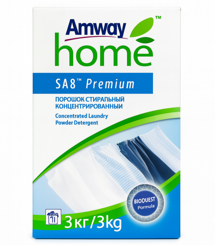 Amway SA8 3кг Premium Концентрований Пральний порошок