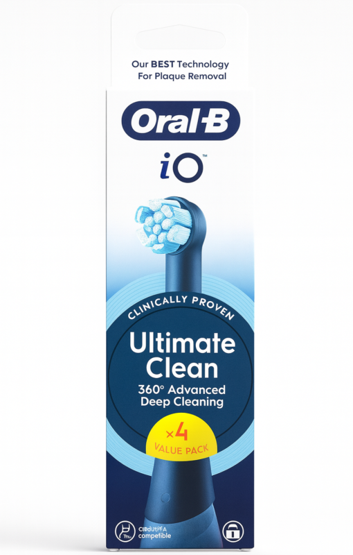 Oral-B IO Ultimate Clean (4 шт) Змінні насадки для електричної щітки IO