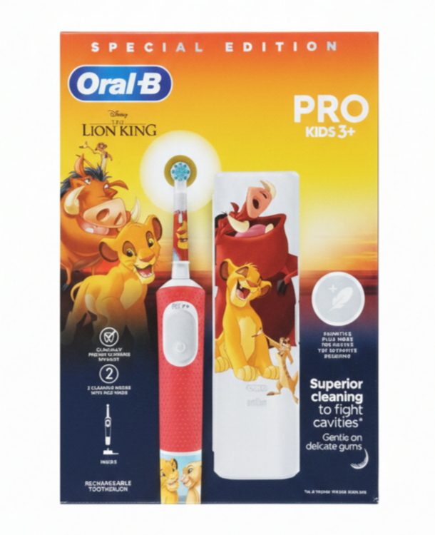 Oral-B Kids Pro Lion King (+Футляр) Електрична дитяча зубна щітка