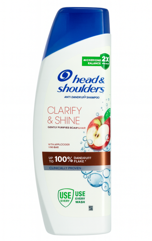 H&S Шампунь 400мл Clarify & Shine (Червоне яблуко)