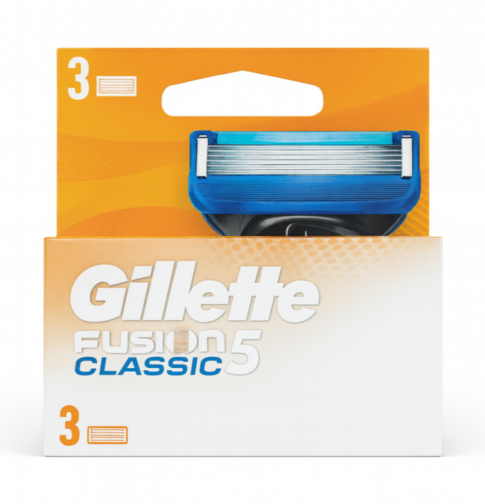 Gillette Fusion 5 Classic (3 шт) New Pack