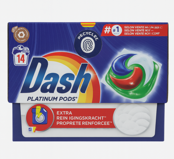 Dash (14 шт) Extra Капсули для прання