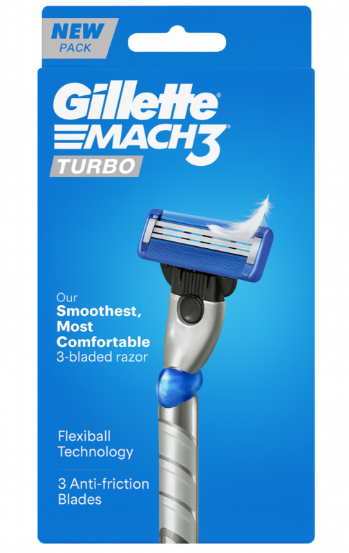 Gillette Mach3 Turbo 1 Станок для гоління чоловічий