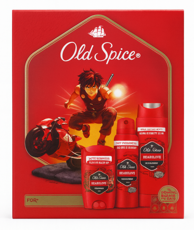 Old Spice Набір Bearglow (Гель душ 250мл+стик 50г+ спрей 150мл)