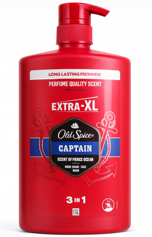 Old Spice 1л Capitan Гель для душу 3в1