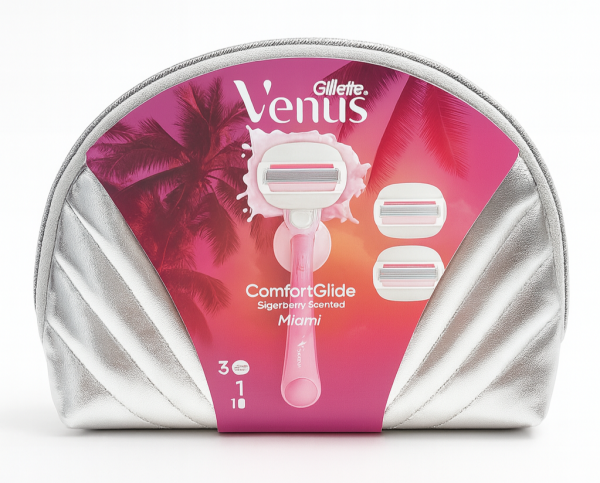 Venus Miami Набір (Olay Sugarberry 3 картриджі+настінний тримач+косметичка)