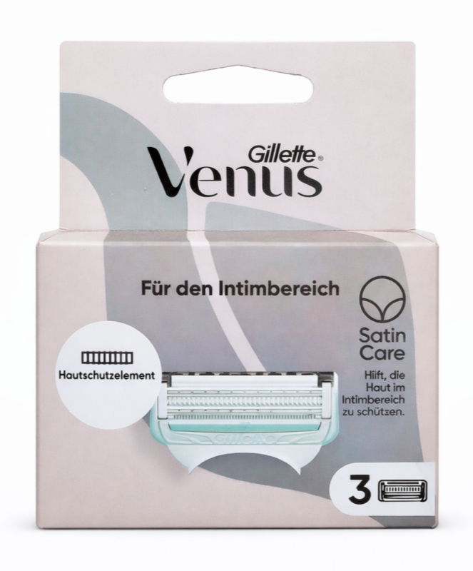 Venus Satin Care (3 шт) сумісні лише зі станком Venus Satin Care (Bikini)