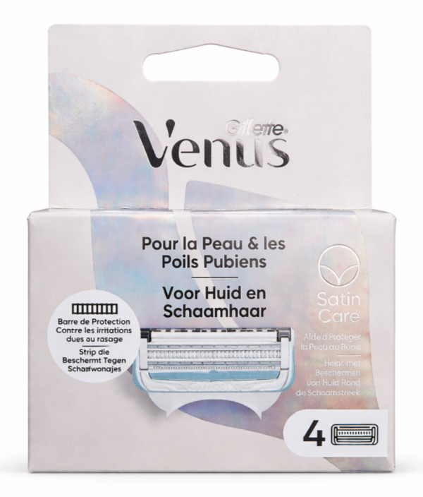 Venus Satin Care (4 шт) сумісні лише зі станком Venus Satin Care (Bikini)