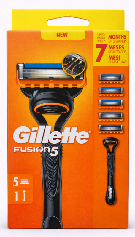 Gillette Fusion Станок +5 змінних касет New для гоління чоловічий