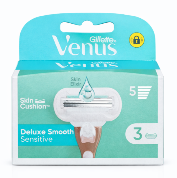 Venus 5 Deluxe Smooth Sensitive Aloe (3шт)