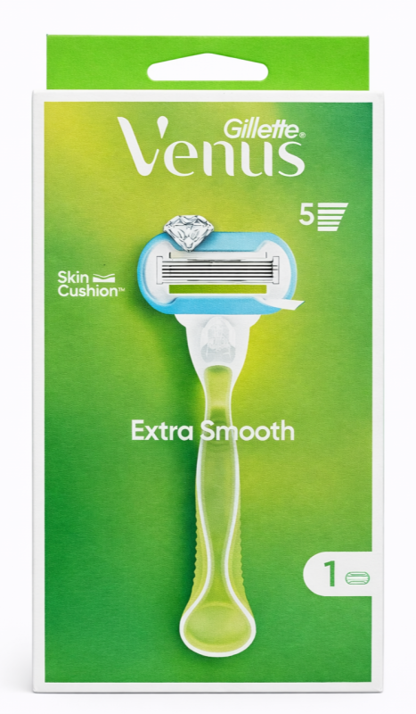 Venus Extra Smooth Avocado 1 Жіночий станок для гоління (Ручка+1 картридж)