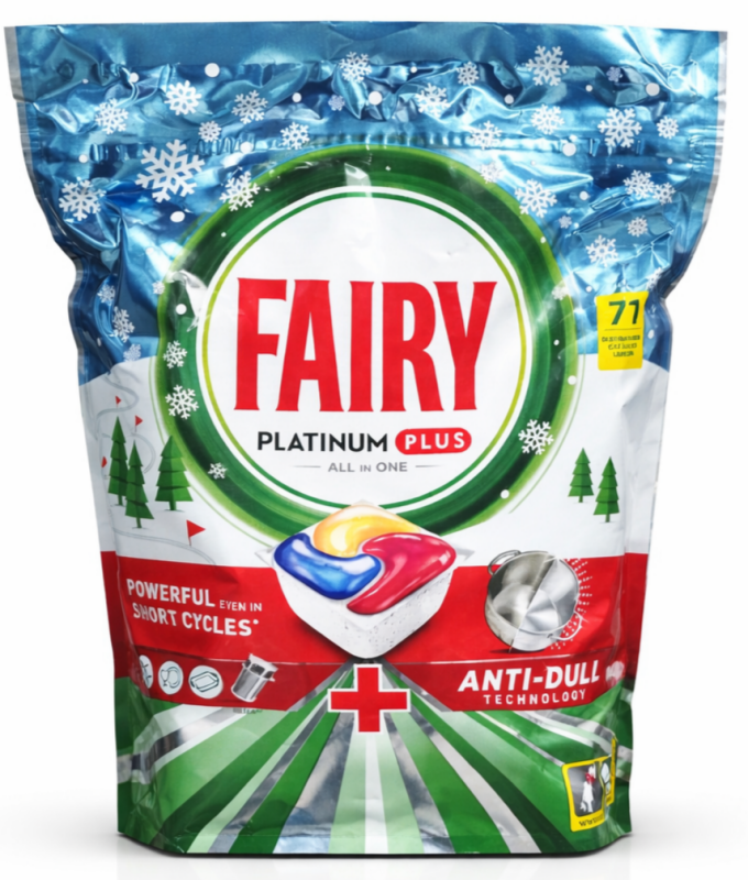 Fairy Platinum Plus Лимон капсули для посудомийних машин 71шт