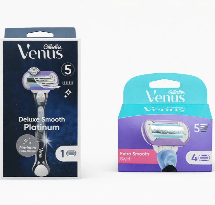 Venus Platinum Станок 1 + Venus Swirl картриджі (4 шт)