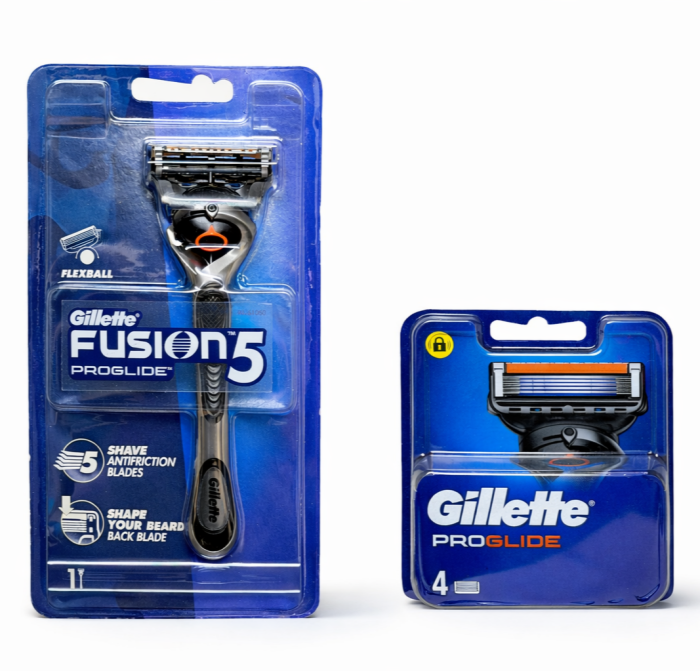 Gillette Proglide Станок 1 + Proglide картриджі (4 шт) (Ручка+1 картридж+упаковка 4 картриджі)