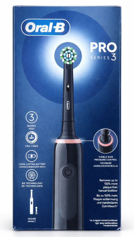 Oral-B PRO Series 3 Cross Action (2 насадки) Електрична зубна щітка