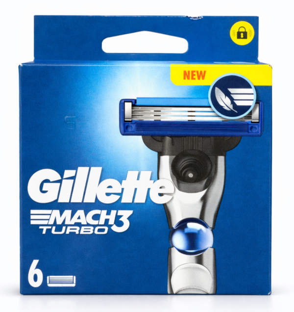 Gillette Mach3 Turbo (6 шт) New Pack