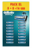 Gillette Mach3 (Box 8+8 шт планшет) New Pack