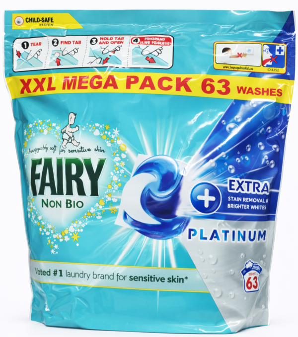 Fairy Extra Platinum (63 шт) Капсули для прання