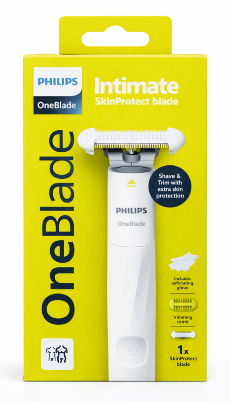 OneBlade Триммер-шейвер Intimate (QP1924/24) + рукавичка