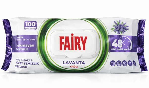 Fairy Lavanda універсальні серветки для прибирання (100 шт)