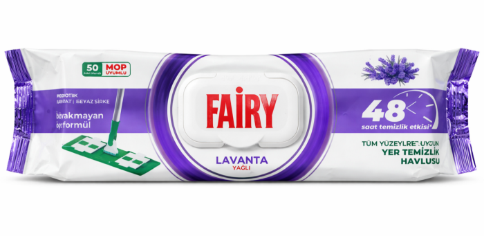 Fairy Lavanda (50 шт) Універсальні серветки для миття підлоги