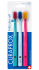 Curaprox Ultra Soft зубні щітки (3 шт), кольори: зелений / блакитний / рожевий