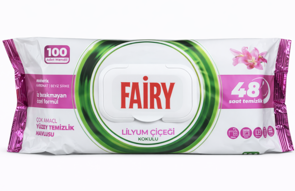 Fairy Lily універсальні серветки для прибирання (100 шт)