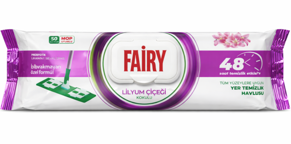 Fairy Lily універсальні серветки для миття підлоги (50 шт)