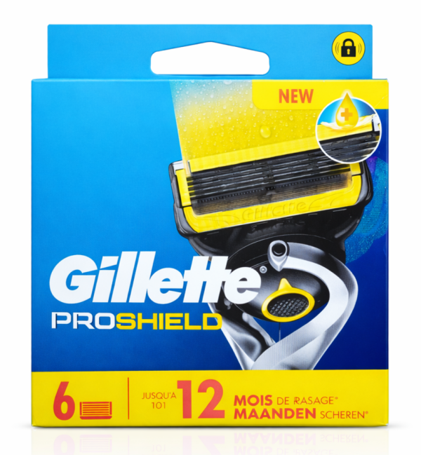 Gillette ProShield змінні картриджі (6 шт) New Pack