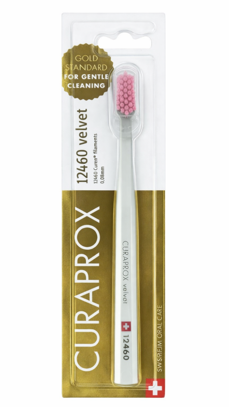 Curaprox 12460 Velvet (1 шт) Колір : Сірий Зубнa щітка (індивідуально упакована)