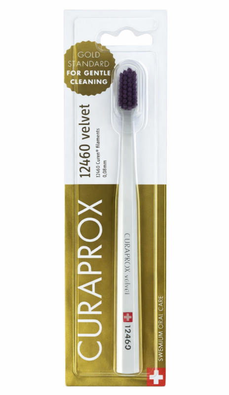 Curaprox 12460 Velvet (1 шт) Колір : Сірий Зубнa щітка (індивідуально упакована)