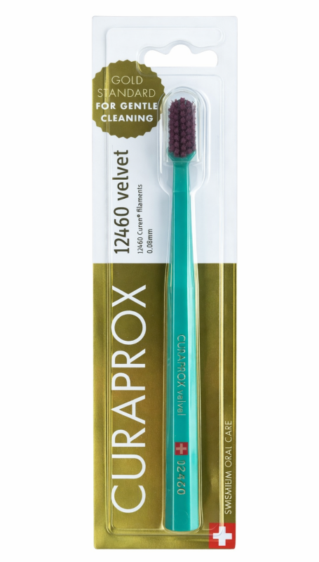 Curaprox 12460 Velvet (1 шт) Колір : Зелений Зубнa щітка (індивідуально упакована)