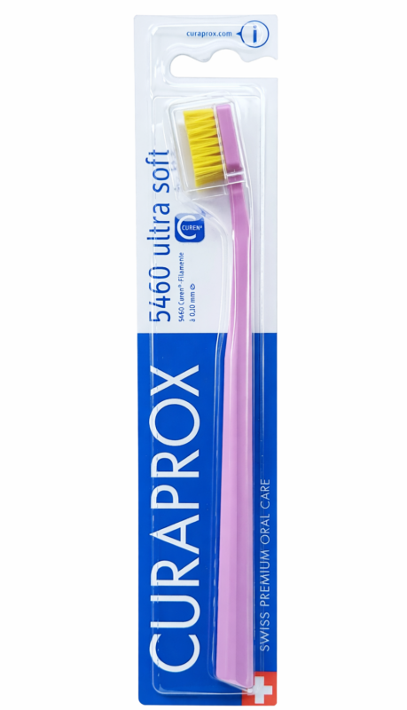 Curaprox Ultra Soft 5460 (1 шт) Зубнa щітка (індивідуально упакована) Колір : Рожевий