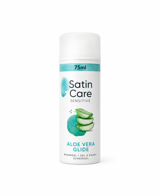 Venus Satin Care Гель для гоління жіночий Aloe 75 мл (travel версія)