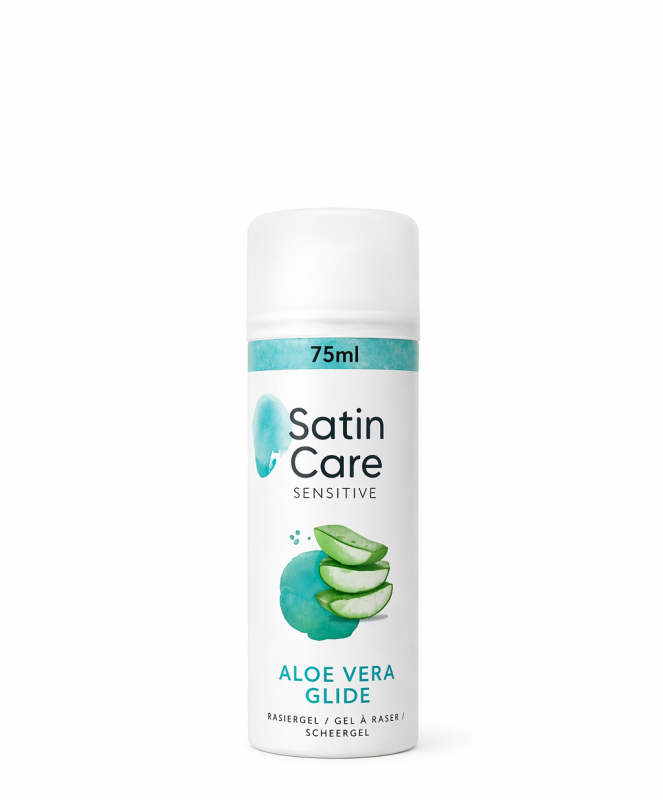 Venus Satin Care Гель для гоління жіночий Aloe 75 мл (travel версія)