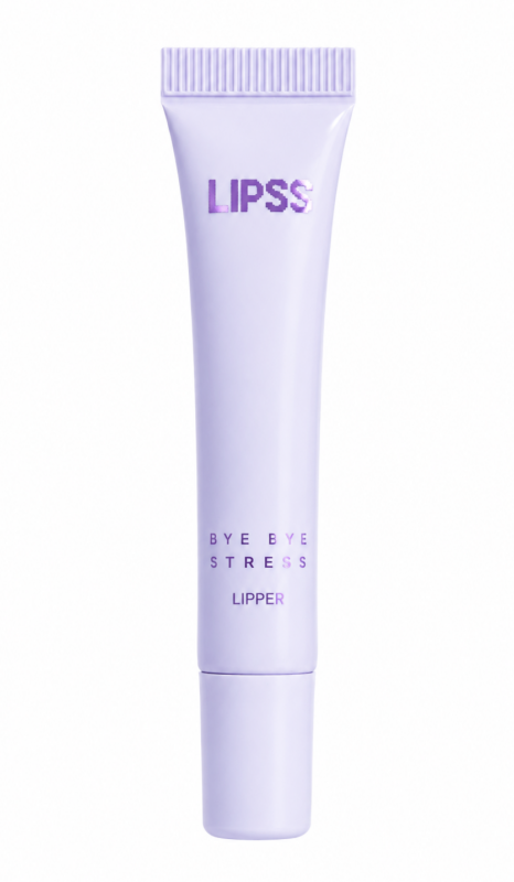 Lipss Блиск для губ Bye Bye Stress (Ceramides&Peptides Lipper Лавандовий мед) 9 мл