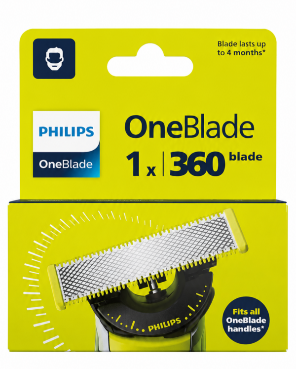 Philips OneBlade 1 шт (360) New Pack змінний картридж
