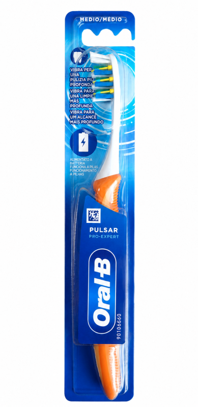 Oral-B Pulsar Зубна щітка на батарейці (Помаранчева)
