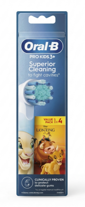 Oral-B PRO Kids 3+ Lion king (4 шт) Змінні насадки для електричної щітки Oral-B