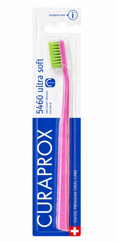 Curaprox Ultra Soft 5460 (1 шт) Зубнa щітка (індивідуально упакована) Колір : Рожевий