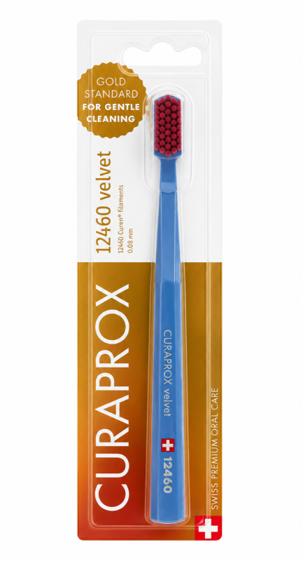 Curaprox 12460 Velvet зубна щітка (1шт) Колір: Синій