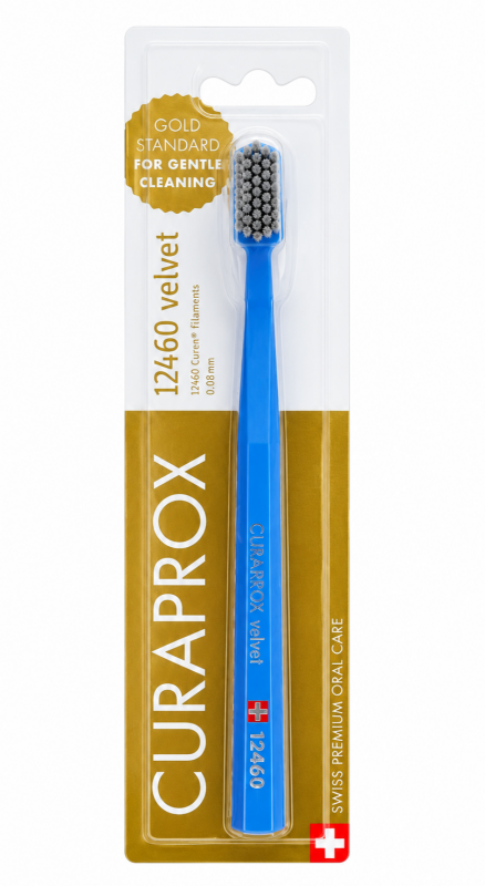 Curaprox 12460 Velvet зубна щітка (1шт) Колір: Синій